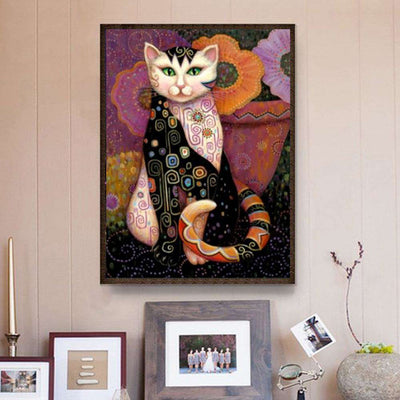 Cuadro de Diamantes Gato - Pintura Decorativa Completa para el Hogar - Image 6