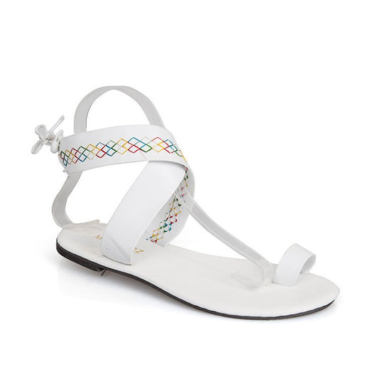 Sandalias Casuales con Tiras Cruzadas y Detalles en Bloques de Color - Image 13
