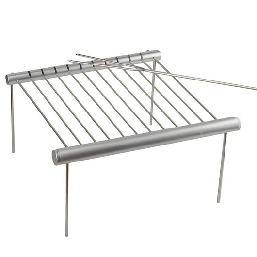 Asador Portátil Familiar con Soporte Retráctil - Parrilla Mini para Exterior - Image 10