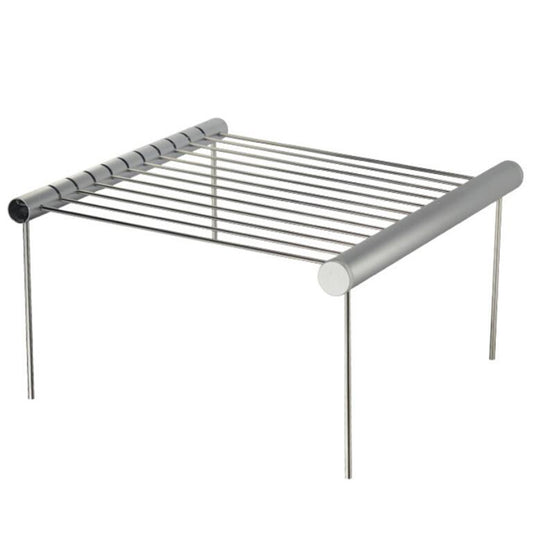 Asador Portátil Familiar con Soporte Retráctil - Parrilla Mini para Exterior