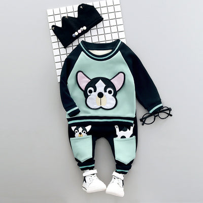 Conjunto de Dos Piezas Dálmata en Terciopelo Grueso - Image 2