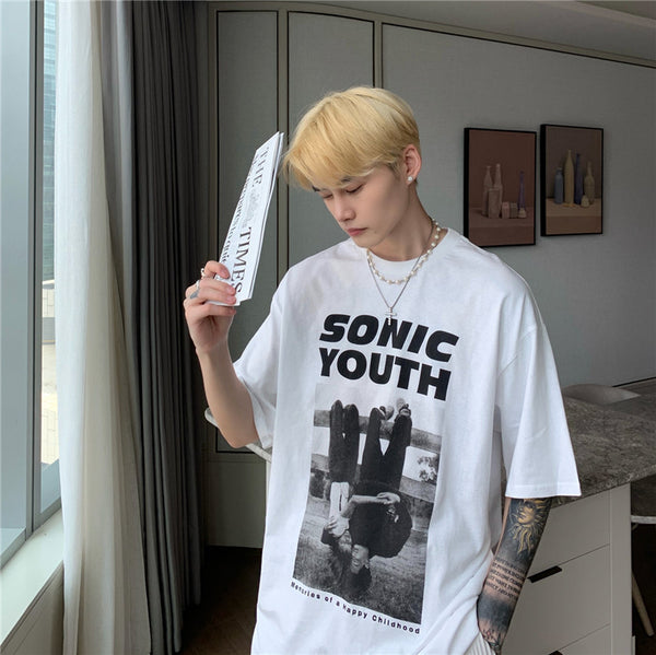 Playera con Caracteres del Alfabeto Coreano
