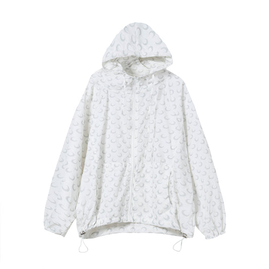 Abrigo Reflectante con Estampado Lunar Coreano para Hombre - Image 2
