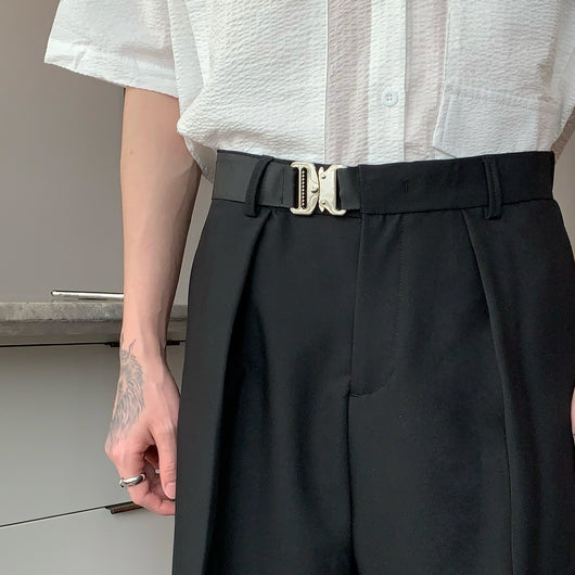 Pantalones Cortos Elásticos de Diseñador con Caída Perfecta - Image 5