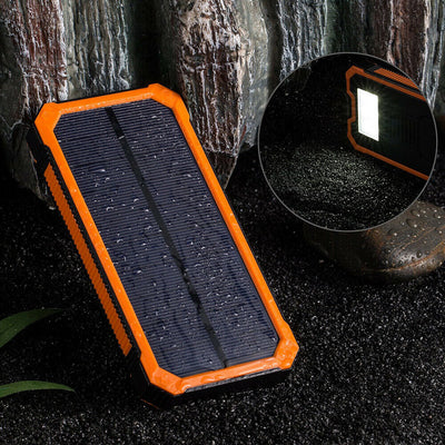 Banco de Energía Solar 20000 mAh Triple Protección