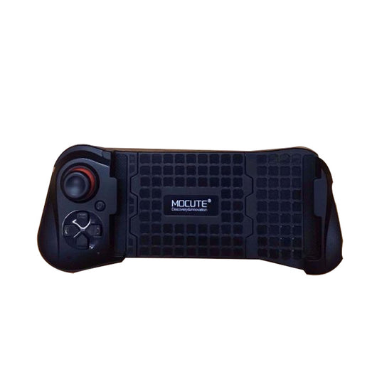 White mobile gaming controller with black D-pad, joystick with red accent, and expandable phone holder. - Image 10