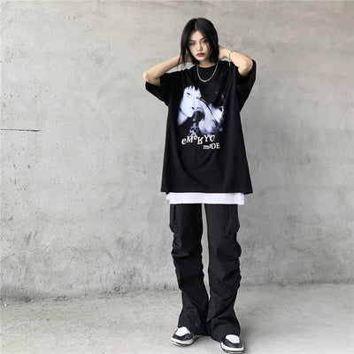 Playera Estampada Diablo Funeral Tear Doble Cara para Niña - Image 12