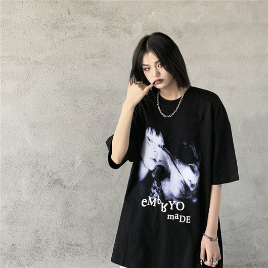 Playera Estampada Diablo Funeral Tear Doble Cara para Niña - Image 9