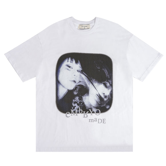 Playera Estampada Diablo Funeral Tear Doble Cara para Niña