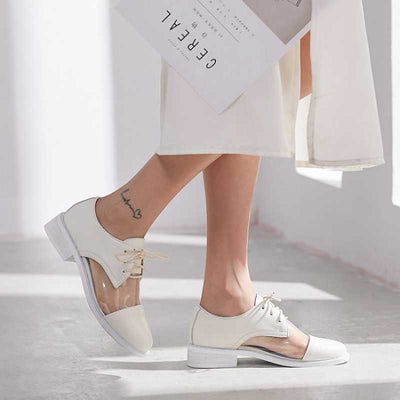 Zapatos Casuales de Cuero para Mujer - Estilo Ejecutivo Minimalista - Image 4