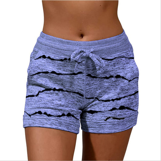 Shorts Deportivos Casuales con Cintura Elástica para Mujer