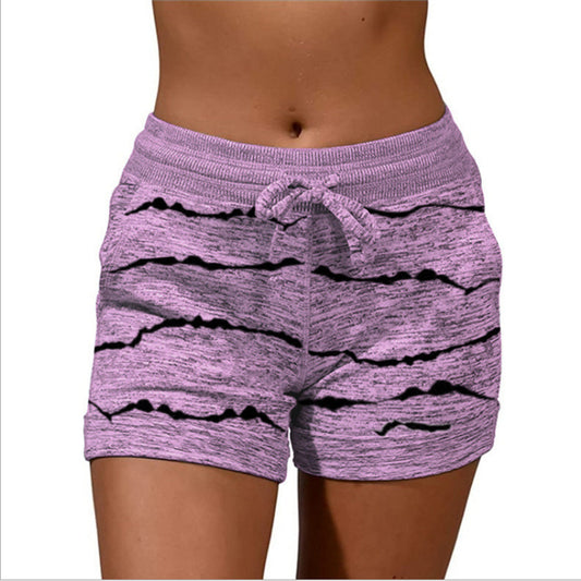 Shorts Deportivos Casuales con Cintura Elástica para Mujer - Image 2
