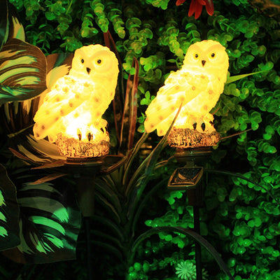 Luz Solar LED Decorativa con Forma de Búho para Jardín - Image 4