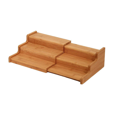 Organizador de Especias Bambú 3 Niveles Ajustable