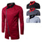 Casual Knit Jacket with Diagonal Closure and Color Contrast