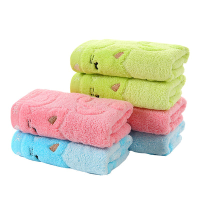 Toallas de Baño Fibra de Bambú con Diseño Gatito - Image 11