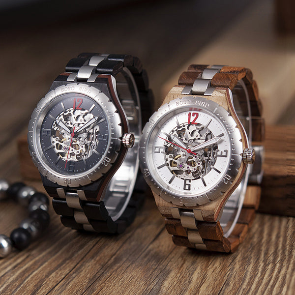 Reloj de Madera Elegante para Jóvenes - Accesorio de Moda Trendy