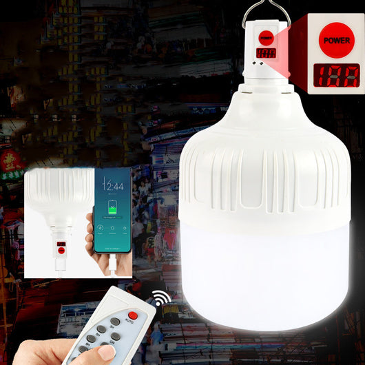 Lámpara Recargable para Puestos de Mercado y Eventos Nocturnos - Image 7