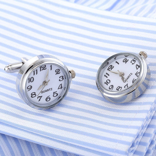 Gemelos de Reloj Mecánico Edición Limitada - Acero Inoxidable con Movimiento Visible - Image 4