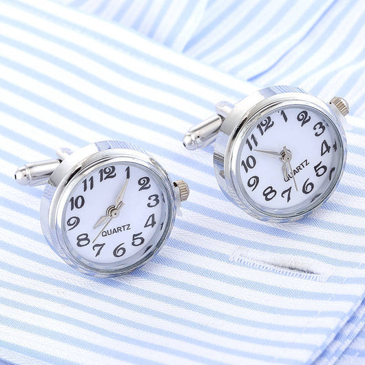 Gemelos de Reloj Mecánico Edición Limitada - Acero Inoxidable con Movimiento Visible - Image 5