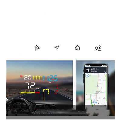 Pantalla Proyectora HUD para Auto con Navegación Integrada y Diagnóstico OBD - Image 5