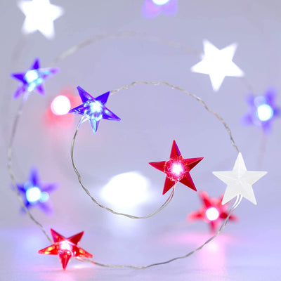 Guirnalda de Luces Navideñas Tricolor en Forma de Estrella - Image 6