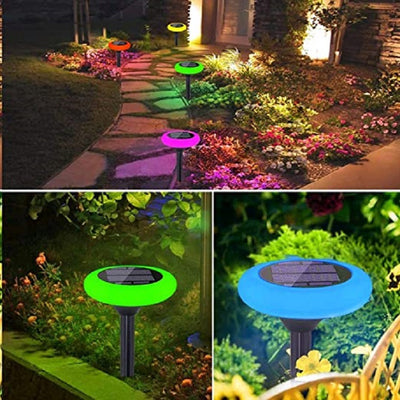 Luz Solar de Jardín con Gradiente de Colores para Exterior - Image 5