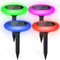Luz Solar de Jardín con Gradiente de Colores para Exterior