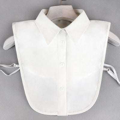 Blusa Casual de Gasa con Cuello Postizo Elegante - Image 14