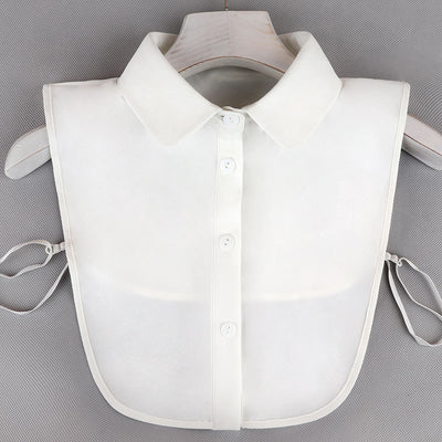 Blusa Casual de Gasa con Cuello Postizo Elegante - Image 16