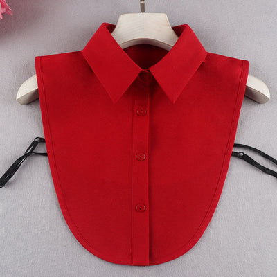 Blusa Casual de Gasa con Cuello Postizo Elegante - Image 17