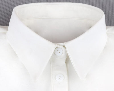 Blusa Casual de Gasa con Cuello Postizo Elegante - Image 6