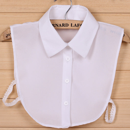 Blusa Casual Versátil con Cuello Postizo Desmontable - Image 44
