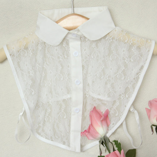 Blusa Casual Versátil con Cuello Postizo Desmontable - Image 47