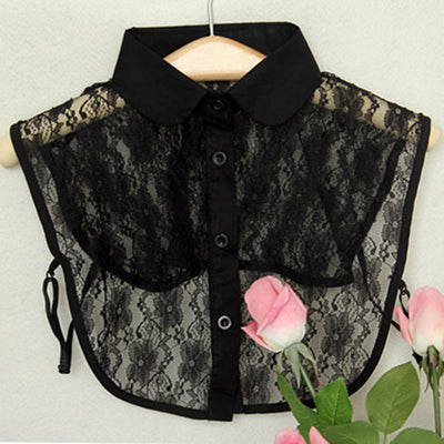 Blusa Casual Versátil con Cuello Postizo Desmontable - Image 49