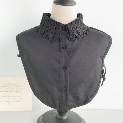 Blusa Casual Versátil con Cuello Postizo Desmontable - Image 57