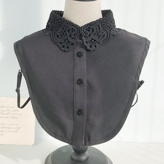 Blusa Casual Versátil con Cuello Postizo Desmontable - Image 60