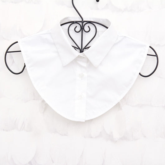 Blusa Casual Versátil con Cuello Postizo Desmontable - Image 7