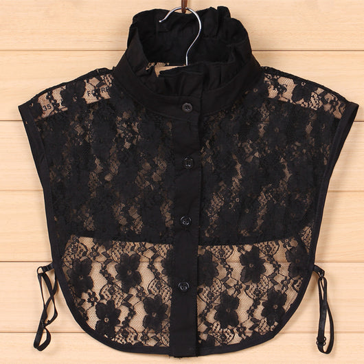 Blusa Casual Versátil con Cuello Postizo Desmontable - Image 10