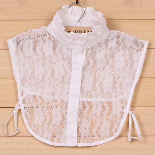 Blusa Casual Versátil con Cuello Postizo Desmontable - Image 16