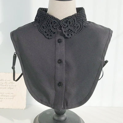 Blusa Casual Versátil con Cuello Postizo Desmontable - Image 20