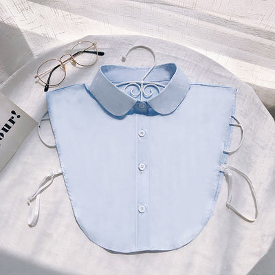Blusa Casual Versátil con Cuello Postizo Desmontable - Image 23