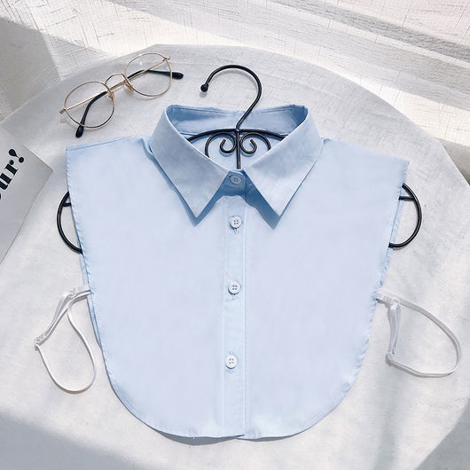 Blusa Casual Versátil con Cuello Postizo Desmontable - Image 25