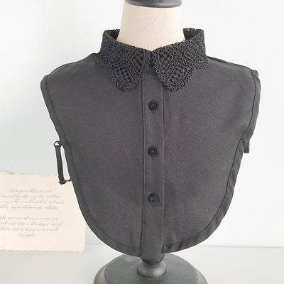 Blusa Casual Versátil con Cuello Postizo Desmontable - Image 27