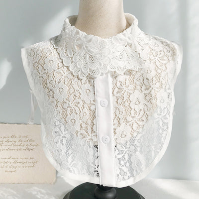 Blusa Casual Versátil con Cuello Postizo Desmontable - Image 31