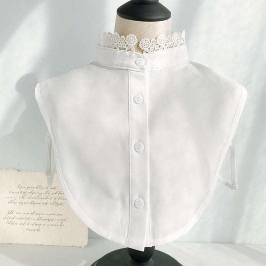 Blusa Casual Versátil con Cuello Postizo Desmontable - Image 32
