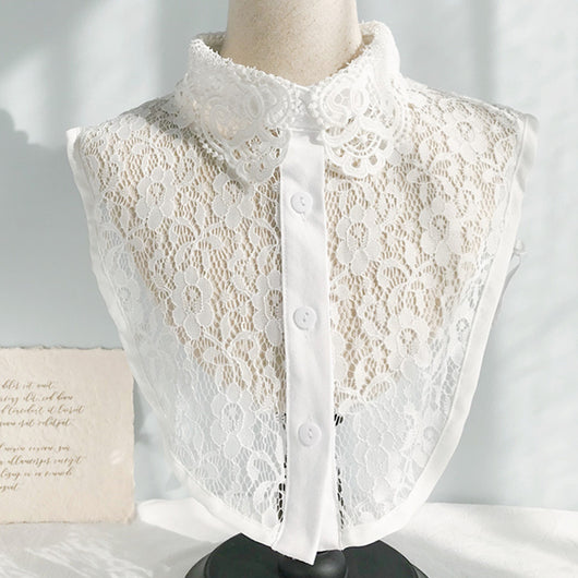Blusa Casual Versátil con Cuello Postizo Desmontable - Image 34