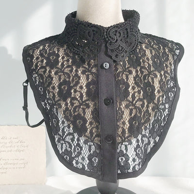 Blusa Casual Versátil con Cuello Postizo Desmontable - Image 38