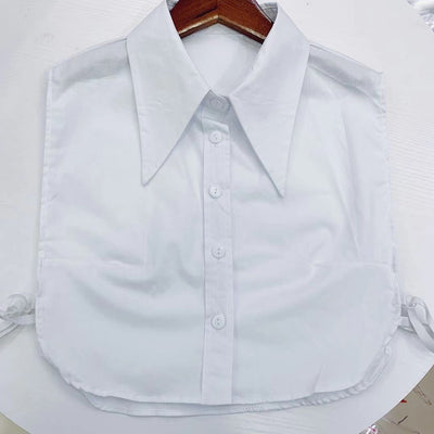 Blusa Casual Versátil con Cuello Postizo Desmontable - Image 39