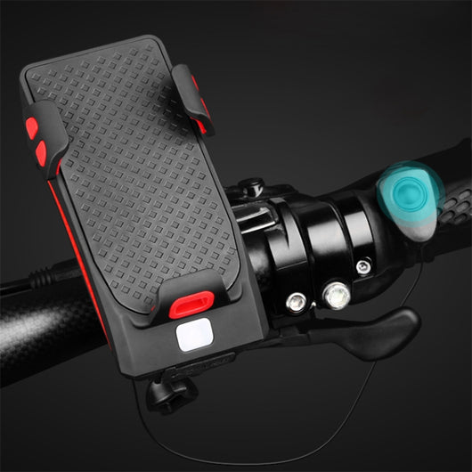 Soporte Multifuncional para Celular en Bicicleta con Cargador, Luz LED y Timbre - Image 22